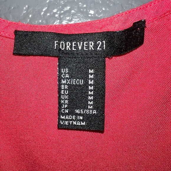 Vibrant Coral Crop Camisole (Medium) - Picture 3 of 3